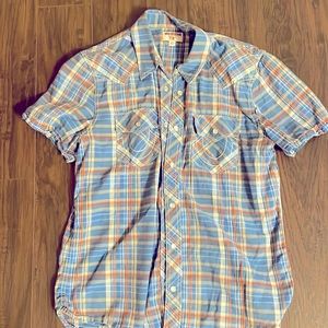 True Religion short sleeve button up shirt